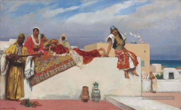 Un après midi idylle Jean Joseph Benjamin orientaliste constant Peinture à l'huile